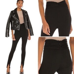 NBD Celine Pant Split Leg Trousers Black XL Revolve U